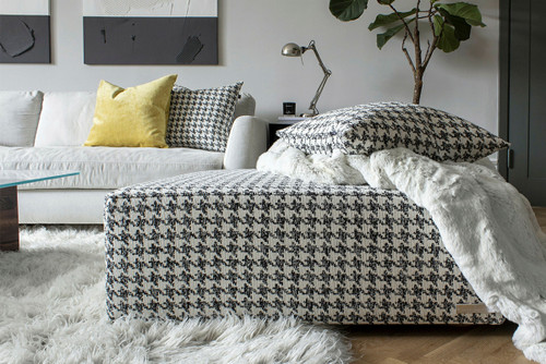 Kobbe fotpall fyrkantig - Limited Design Edition